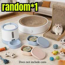 Reusable Silicone Airtight Food Storage Container (Random Color 1pc), Fits 30oz Cat Food Can, 200ml Pet Food Storage And Feeding Container - A - View 1