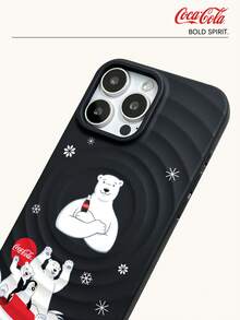 Coca-Cola The Phone Case With Wireless Charging Function Is Full Of Vitality And Passion. It Is Made Of Lightweight Materials And Has Anti Scratch, Anti Drop, And Anti Slip Design To Protect Your Hand In A Cartoon Anime Style. The Case Is Compatible With Apple 17 17Air 17Pro 17ProMax 11,12,13,15,16 Pro,16ProMax,14Plus,15Plus,16Plus,15Pro,16PLUS,XR. Suitable For Gifting To Friends And Family - Black - View 8