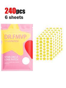 1440/1200/960/480/240/40pcs, Star Pattern Face Stickers, Essential For Photography And Face Painting, Suitable For Various Parties, Gatherings And Entertainment Activities. For Decorative Use Only. - Pink - View 9