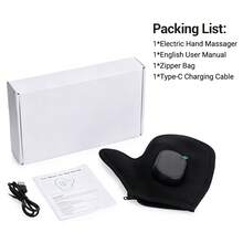 Hailicare Heated Gloves, Hand Vibration Massager, 3-Level Heat & Red Light Therapy, 2000mAh Rechargeable Hand Warmer, Suitable For Wrist, Finger Joints, Muscle Tension And Fatigue Relief, Full Coverage Relaxation, Perfect Gift - View 11