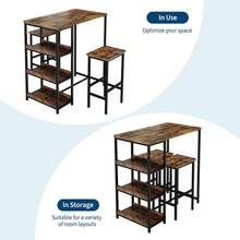 Dining Table & Chair Sets - Brown - View 2