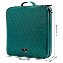 CD Case DVD Holder Storage: 160 Capacity DVD Cases Organizer Portable Wallet Storage - CD Plastic Protective Carrying Binder For Home Travel Green - View 4