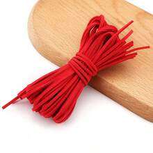 WGRXIRANYKM 5/10/20M Korean Velvet Leather Cord Double-Sided Velvet DIY Handmade Jewelry Accessories Woven Bracelet Necklace Rope - Korean Wool Yarn - View 9