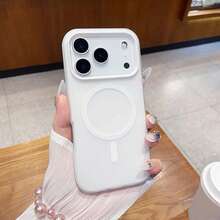 Fresh Candy Color Jelly 2-In-1 Magnetic Phone Case Compatible With Iphone 18 Pro Max 18 Pro, Matte Feel Anti-Drop Hard Shell Compatible With Iphone 16e 17e 17 Pro Max 15 14 13 11 16 Pro Max 12 - White - View 5
