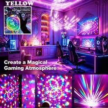 RGB Disco Wristband Light - Color-Changing LED, Vibrant Color Shifts, USB Rechargeable, Magic Ball RGB Colorful Light, Suitable For Party Decoration, Home Dancing, Karaoke, Birthday, Wedding Decoration, Family Gathering, Holiday Leisure Entertainment Atmosphere Light - Multicolor - View 7