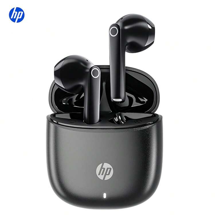 HP 藍牙 5.3 無線耳機，附麥克風，30 小時播放時間，自動配對，USB-C 快充，相容 iPhone 和 Android，適合健身、遊戲、音樂，聖誕節禮物 - 查看 10