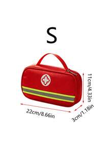 1pc Family Large-Capacity Medical Storage Bag With Tiered Large Openings For Portable Medicine Cabinet, Home Emergency First Aid Kits,The Actual Product Does Not Contain Any , It Only Sells Storage Bags - Multicolor - View 17