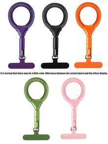 360° Rotating Anti-Tangle + 0.18mm Clip Phone Lanyard Ring Rope Short Metal Buckle Anti-Loss Anti-Theft Multi-Function Self-Locking Hand Strap - Multicolor - View 3