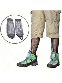Mosquito Repellent Leg Socks, Breathable Mesh Insect Protection Leggings, Lightweight Anti-Mosquito Cover For Outdoor Hiking Camping - A - View 8