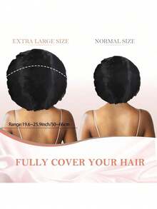This Silky Stretch Satin Sleep Cap For Men Adopts Wide Elastic Band For Snug Comfy Fit. It Effectively Protects Hair While Sleeping And Works As A Practical Accessory For Daily Hair Styling And Care. - Multicolor - View 9