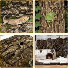 Natural Reptile Cork Bark Bedding Bearded Climbing Wall 6PCS Cork Wood Terrarium Background Decor Crested Gecko Accessories Snake Chameleon Tortoise - 6Pcs-(5.91" * 5.91") - View 5