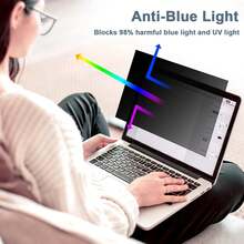 Layar Pelindung Privasi Laptop 13,3 Inci, 14 Inci, 15,6 Inci, 16 Inci, Rasio Aspek 16:9/16:10 Kompatibel dengan Lenovo HP Envy XPS, Pelindung Filter Cahaya Biru Anti Silau yang Dapat Dilepas - View 9