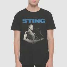 Men T-Shirts - 黑色 - 查看 1