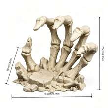 [Dark Fantasy Scene] Skeleton Hand Terrain Accessory, Desktop RPG Wargame Miniature Model, Dark Fantasy Scene Decoration - Multicolor - View 4