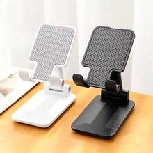 1pc Universal Desktop Phone Stand, Supports Tablet And Phone, Adjustable Portable Phone Holder - Black - View 10