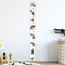 Decorative Cartoon Dinosaur Baby Height Chart Sticker, Portable Removable Height Ruler, No Nails, No Wall Damage, No Residue - Multicolor - View 8