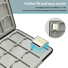 ONETIAOLONG 24 Slots Game Card Storage Case,Portable Cartridge Holder Box Compatible With Nintendo 3DS, 3DS XL, 2DS, 2DS XL, DS, DSi, DSi XL - View 3