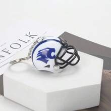 Creative Mini Football Helmet Keychain, Sports Bag Pendant Charm, Sports Football Fan Gift - Rugby Helmet Keychain - View 13