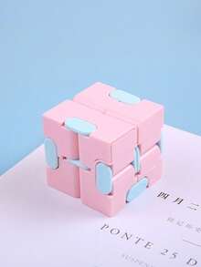 1pc Macaron Puzzle Stress Relief Cube, 2x2 Infinite Cube, Infinite Cube Fingertip Toy, Creative Stress Relief Finger Game, Cute Mini Unique Gadget, Relieve Anxiety, Pass Time Prop - Macarons In Multiple Colors - View 11