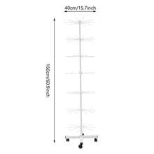 YUNRUX 7-Tier Display Stand, Retail Display Stand With Hooks, Rotating Display Stand For Jewelry And Necklaces - 1PC - 查看 2