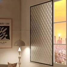 1pc Thermal Insulated Curtain, Winter Windproof & Heat-Insulating Curtain, Cold-Proof, Warm, Blackout, Sun-Shading, Sound-Insulating - Silver - View 4