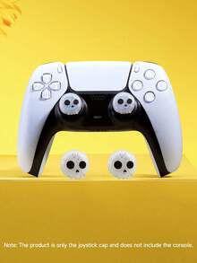 2pcs Silicone Joystick Caps, Compatible With PlayStation 4/ 5/Switch Pro Controllers, Gaming Accessories - Joystick Caps, 5 Controller Joystick Caps, High Performance 4/ 5 Controller Joystick Caps, Spider Pattern, Purple Pattern, Football Pattern, Pink Skull Pattern - Multicolor - View 16