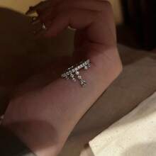 1 pieza Anillo de lujo minimalista frío y elegante de calidad premium - Anillo elegante con gota - Ver 4
