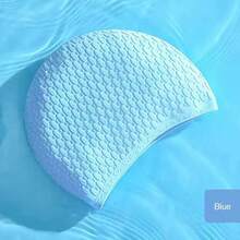 Silicone Swimming Caps Large Size Long Hair Ear Protection Swim Caps For Women Elastic Solid Color Swimming Cap Pool Accessories - A - View 5