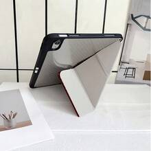 酒紅色波點蕾絲印花平板保護翻蓋保護殼，附筆槽，相容 iPad 10代 Smart Case/11(A16 2025)/相容 Galaxy S9/S7/S10+/相容 /相容 - 彩色 - 查看 9