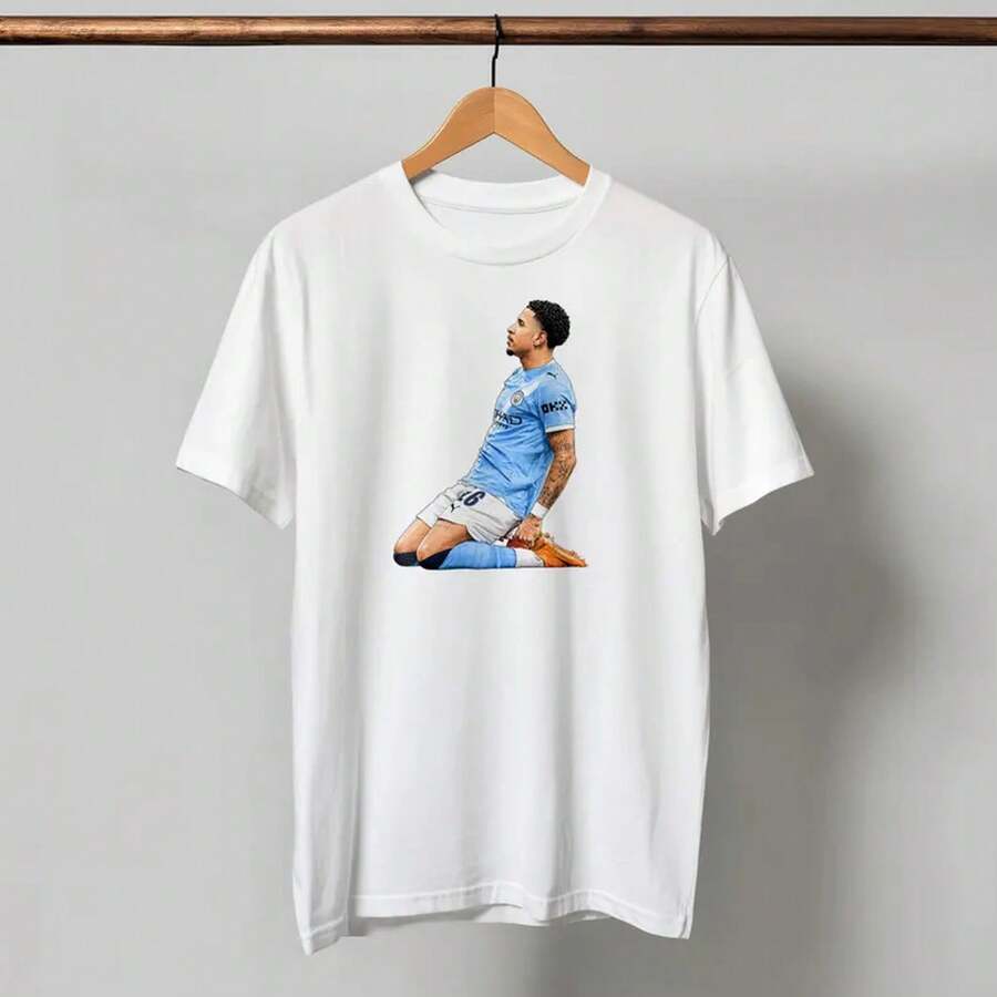 Camiseta Savinho Man City, Unisex - Blanco - Ver 1