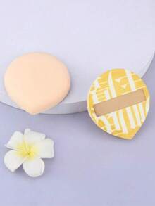 1/2/5/6/10pcs Hydrophilic Polyurethane Makeup Sponge Set, Soft Cotton Powder Puff, Suitable For Face, Foundation And Concealer Blending, Dry And Wet Dual-Use Multi-Function, Suitable For Men And Women/Portable Makeup Storage Bag With Mirror, Comb, Nail Polish, Concealer, Mascara, Blush, Full Set Of Makeup Tablets, National Day Cosmetics - Multicolor - View 5