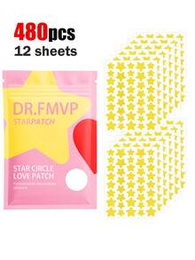 1440/1200/960/480/240/40pcs, Star Pattern Face Stickers, Essential For Photography And Face Painting, Suitable For Various Parties, Gatherings And Entertainment Activities. For Decorative Use Only. - Pink - View 8