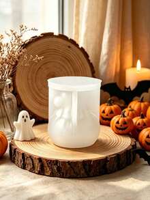 1pc Halloween 3D Candle Mold, Pumpkin Candle Silicone Mold, DIY Mold For Holiday Candles, Soaps, Plaster Ornaments, Suitable For Halloween Gifts - Pumpkin Ghost Mold - View 5