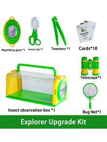 Children's Outdoor Insect Observation Cage & Capture Set, Multi-Functional Insect Catcher Kit, Suitable For Outdoor Exploration, Nature Adventure Toy For 3-8 Years Old Boys & Girls, Great Gift For Young Nature Lovers - Multicolor - View 14