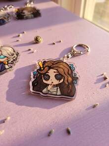 1Pc/11Pcs Idv Identity V Keychain , Cartoon Game Pendants For Backpack Decoration, Great Accessory & Gift For Gamers & Anime Fans. - Multicolor - View 14