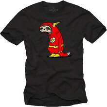 Men T-Shirts - 黑色 - 查看 2