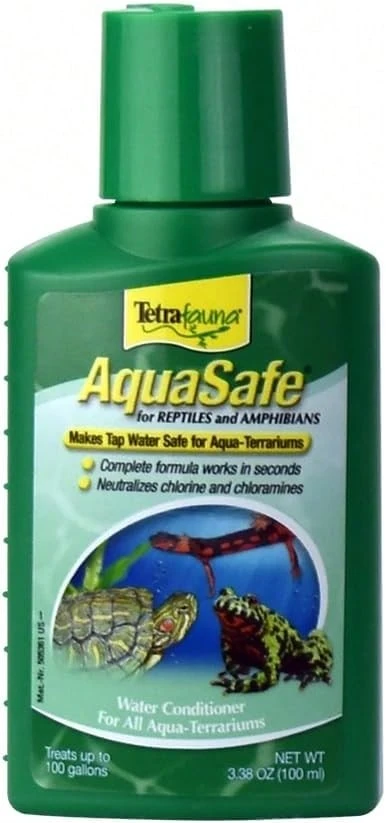 TetraFauna Aqua For Reptiles And Amphibians 3.38 Oz, Aqua-Terrarium Water Conditioner, Makes Tap Water - ColorA - View 1