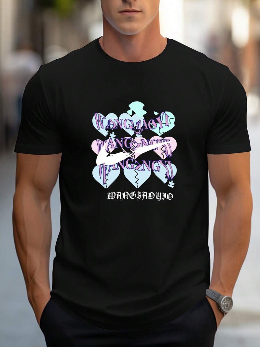 Men T-Shirts - Black - View 1