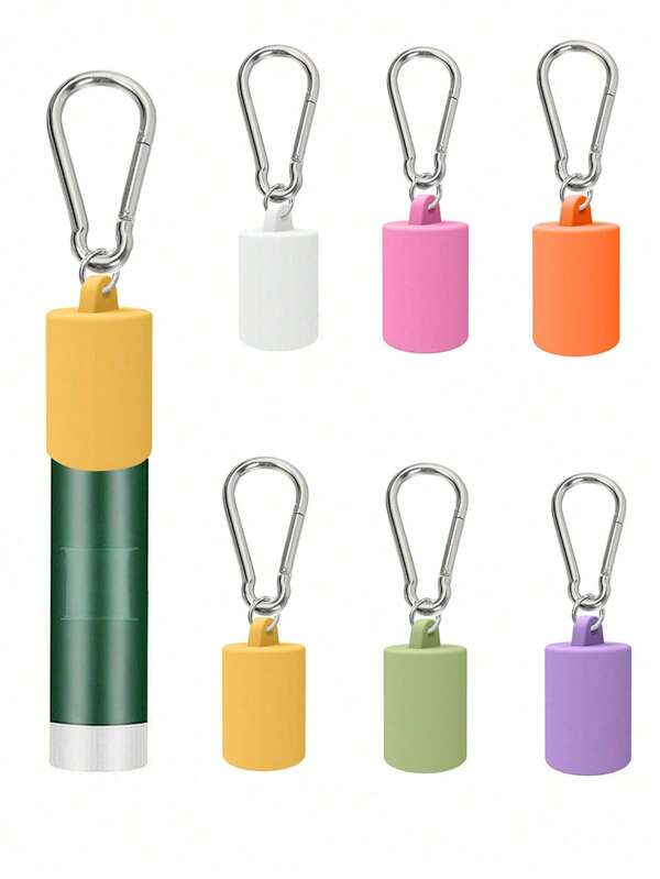 1pc Lip Gloss Keychain Holder Lip Balm Key Chain Cap Portable Holder Eychain For Lipstick Lip Balm Keychain Holder,Ulti-Function Accessories,Lip Balm Keychain Caps Portable Designs Easy Attachment To Keys Women Accessory