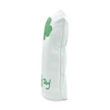 Lucky Four-Leaf Clover Embroidered Golf Club Head Cover, Embroidered Golf Protector/Thick Padded/Universal Standard Size/Adjustable, Golf Accessories - White - View 4