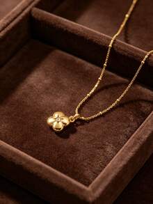 Summer Fashion Four-Leaf Clover Pendant Necklace, Multi-Functional Daily Versatile Women's Necklace, Perfect For Holiday Party, Wedding Season, Anniversary Jewelry Gift - Four-leaf Clover Pendant Necklace - View 4