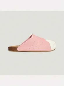 Adidas Originals Giày sục thể thao casual unisex ADIMULE SUPERSTAR LC0423 - Màu Hồng baby - Xem 1