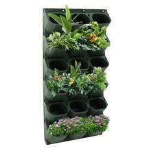 YUNRUX Wall Planter, Wall-Mounted Flower Pot Holder, Wall-Mounted Planter With 36 Pots - A - View 1