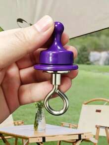 Magnetic Canopy Hooks, Detachable Strong Magnetic Tent Fastener Clips, Multifunctional Hanging Buckle For Camping Beach Picnic Outdoor Party - Multicolor - View 7