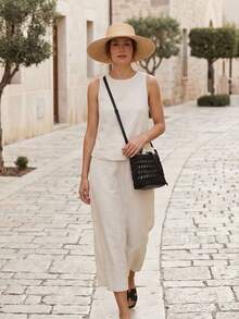 Women's Straw Bucket Bag Small Handbag, Straw Bucket Bag Summer Small Woven Crossbody Bag, Women's Hobo Bucket Bag, Vacation Handbag, Straw Beach Bag, Fashionable, Durable And Many Other Advantages, Perfect For Vacation, Dating, Work, Party, Shopping, Evening Party, Travel, Beach And Daily Use. - Black - View 5