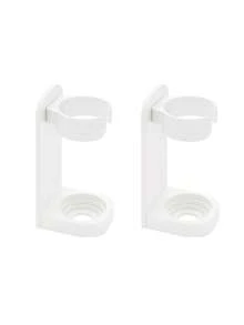4pcs/2pcs/1pc Electric Toothbrush Holder Wall Mounted Bracket With Drainage For Household Storage Toothbrush Stand Rack Shaver Holder, Bathroom, Back To School, Home, Fast Drying, Space-Saving, Strong Adhesive, Toothbrush Organizer, Travel - Multicolor - View 13