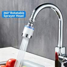 7pcs/Set Kitchen Faucet Filter Aerator, With 5 Replacement Filters And 1 Roll Of Sealing Tape, Soft Water Flow Anti-Splash, Fits Most Kitchen Faucets, Easy Installation, Essential Accessory For Washing Vegetables And Dishes At Home - Multicolor - View 10