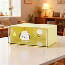 Miniso Sanrio Character Storage Box, Single Layer Drawer Box With Figurine Handle, Smooth Sliding Design, Desktop Stationery & Sundries Organizer (1pc) - Multicolor - View 5