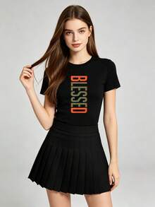 Women T-Shirts - 黑色 - 查看 4