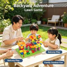 160pcs Fire Station Themed Building Blocks Set, Double-Layer Fire Station With Fire Truck, Slide, Figures And Full Accessories, Free Assembly To Develop Logical Thinking And Hands-On Ability, Suitable For Home Desktop And Window Sill Play, Christmas And Birthday Gift Box - Multicolor - View 2